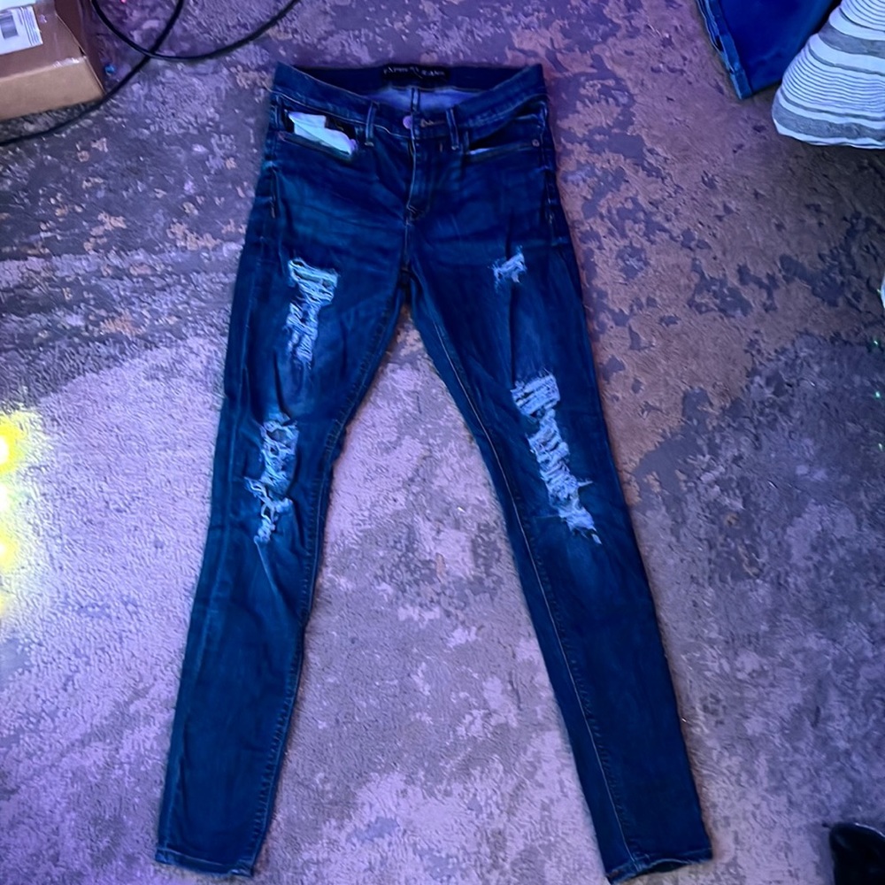 skinny ripped jeans